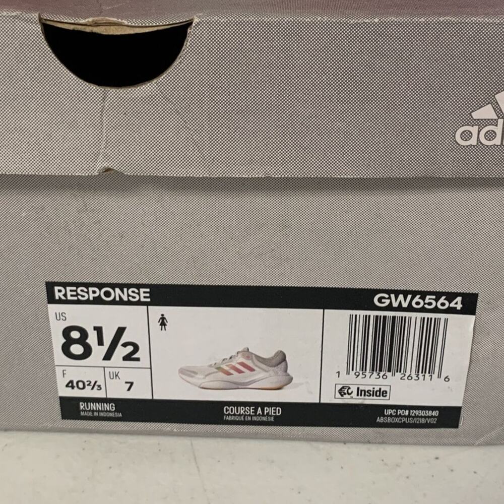 adidas Women's Size 8.5 Response Solar Running Shoe, White - Picture 10 of 10